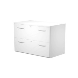 Classificatore Agorà - 2 cassetti - per cartelle sospese - 80 x 46 x 73 cm - bianco