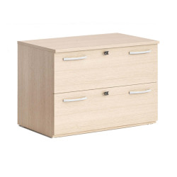 Classificatore Agorà - 2 cassetti - per cartelle sospese - 80 x 46 x 73 cm - rovere