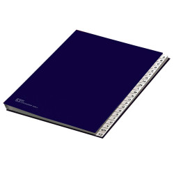 Classificatore alfabetico A/Z - 640E - 24x34 cm - blu - Fraschini