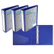 Raccoglitore personalizzabile KingShow - 22 x 30 cm - 4 anelli a D 25 mm - dorso 4 cm - blu - Starline