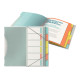 Classificatore colour'lce - 6 divisori - dorso 2 cm - 26,6x32 cm - multicolore - Esselte