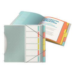Classificatore colour'lce - 6 divisori - dorso 2 cm - 26,6x32 cm - multicolore - Esselte
