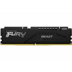 Kingston 128GB 5600MTs DDR5 CL40 DIMM (Kit of 2) FURY Beast Black