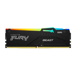 Kingston 64GB 5600MTs DDR5 CL40 DIMM (Kit of 2) FURY Beast RGB