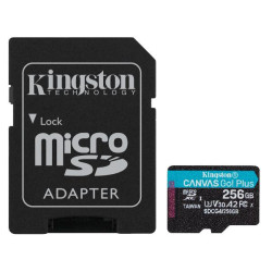 Kingston MicroSD Canvas Go! Plus 256GB con adattatore