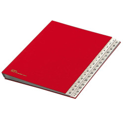 Classificatore numerico 1/31 - 643D - 24x34 cm - rosso - Fraschini