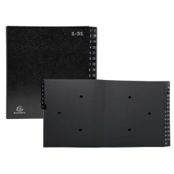 Classificatore numerico 1/31 Ordonator - 25x33 cm - nero - Exacompta