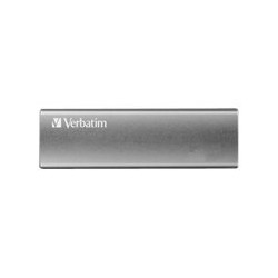 Verbatim Vx500 - SSD - 240 GB - esterno (portatile) - USB 3.1 Gen 2 (USB-C connettore) - grigio spazio