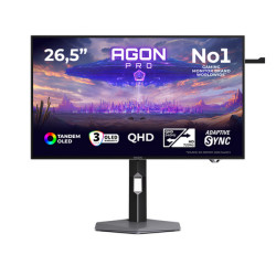 AOC AGON PRO AGP277QKDC, 67,3 cm (26.5"), 2560 x 1440 Pixel, Quad HD, OLED, 0,03 ms, Grigio
