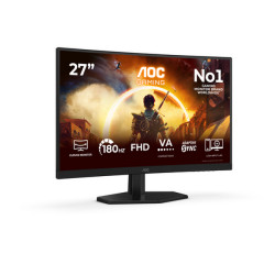 AOC G4 27" IPS FHD 180Hz, 68,6 cm (27"), 1920 x 1080 Pixel, Full HD, LCD, 4 ms, Nero, Rosso