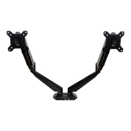 StarTech.com Supporto a Doppio Braccio per dual Monitor con 2 porte USB e Audio Pass-Through - Kit montaggio - braccio regolabi