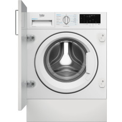 Beko b300 WIT8A4BW, Lavatrice da incasso Capacità 8kg, classe A, colore White, Motore Inverter BPM, Caricamento frontale, 8 kg,
