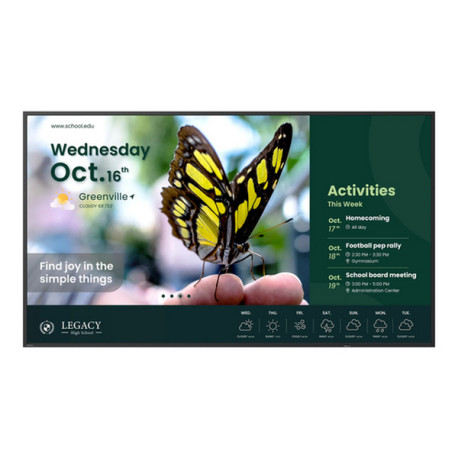BenQ ST5504, Pannello piatto per segnaletica digitale, 139,7 cm (55"), LCD, 3840 x 2160 Pixel, 18/7