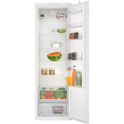 Bosch Serie 2 KIR81NSE0 Frigorifero Monoporta da incasso 177,2 x 54,1 cm Classe E, 310 L, SN-ST, 35 dB, E, Bianco