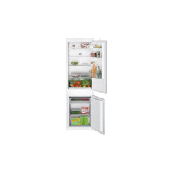 Bosch Serie 2 KIV865SE0 Frigorifero Combinato da incasso 177,2 x 54,1 cm Classe E, 267 L, SN-ST, 35 dB, 4,2 kg/24h, E, Bianco