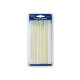 Colla termofusibile - in stick - lunghezza 20 cm - diametro 1,1 cm - Iternet - blister da 12 refill (227 gr)