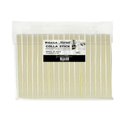 Colla termofusibile-  in stick - lunghezza 20 cm - diametro 1,1 cm - Iternet - sacchetto da 1 kg