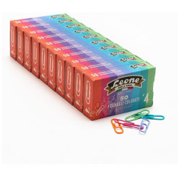 Leone Dell'Era FERMAGLI COLORATI PLASTIFICATI N4