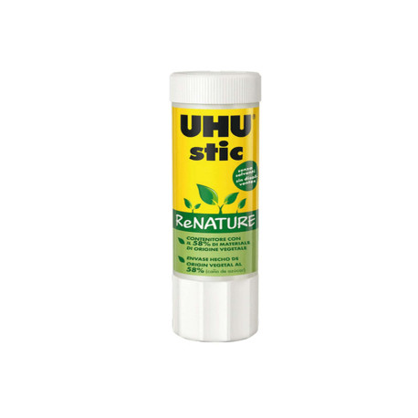 Colla UHU Stic ReNATURE - 21 gr - bianco - UHU