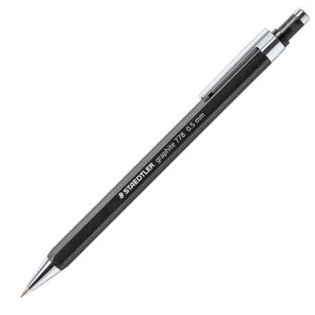 Portamine Grafite 778 - mina 0,5 mm - fusto nero opaco - Staedtler