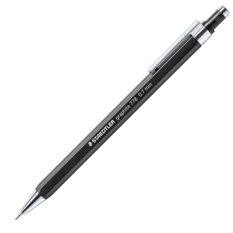 Portamine Grafite 778 - mina 0,7 mm - fusto nero opaco - Staedtler
