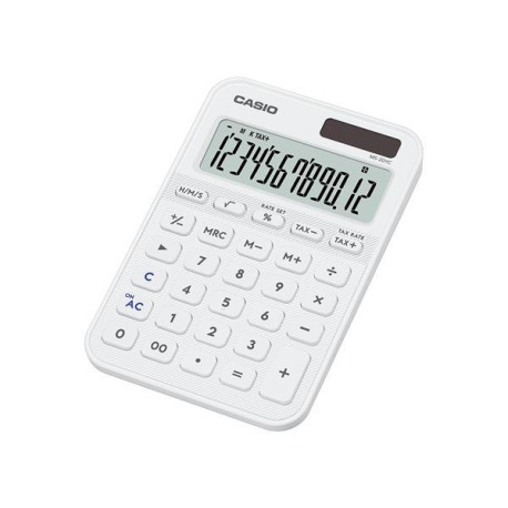 Calcolatrice da tavolo Casio MS-20YC-WE-W-EP con display extra-large e funzioni avanzate