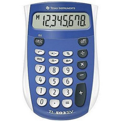 Calcolatrice tascabile LCD 8 cifre Texas Instruments TI503SV