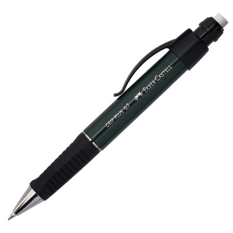 Portamine Grip Plus Metallic - mina 0,70mm - fusto verde - Faber-Castell