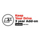 Lenovo Keep Your Drive Add On - Contratto di assistenza esteso - 3 anni - per ThinkPad X1 Yoga Gen 8- X13 Yoga Gen 3- X13 Yoga 