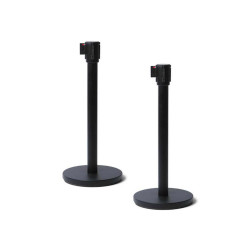 Colonnina segnapercorso - nero - con nastro nero 250 cm