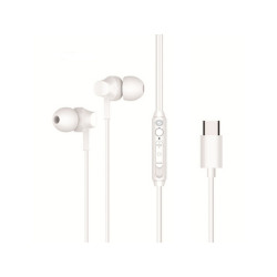 Conceptronic BRENDAN03W, Cablato, Musica e Chiamate, 20 - 20000 Hz, 13 g, Auricolare, Bianco