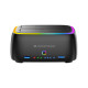 Conceptronic DONN36B, HDD, SSD, Serial ATA III, 2.5,3.5", 40 TB, USB 3.2 Gen 1 (3.1 Gen 1) Type-C, Nero