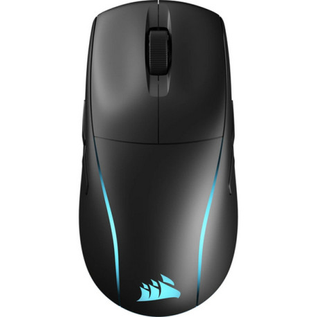 Corsair M75, Ambidestro, Ottico, RF Wireless, 26000 DPI, Nero