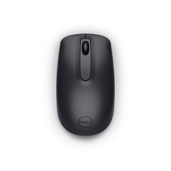 DELL WM118, Ambidestro, Ottico, RF Wireless, 1000 DPI, Nero