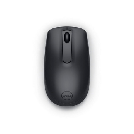 DELL WM118, Ambidestro, Ottico, RF Wireless, 1000 DPI, Nero
