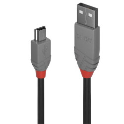 Lindy CAVO USB 2.0 TIPO Amini B NERO, 1M