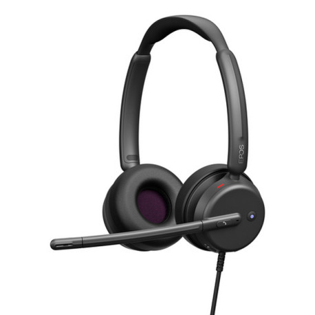 EPOS IMPACT 460T, Cablato, 20 - 20000 Hz, Musica e Chiamate, 138,6 g, Auricolare, Nero
