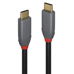 Lindy Cavo USB 3.2 Tipo C a C, 20Gbits, 5A, PD, Anthra Line, 1.5m