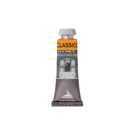 Colore a olio - extrafine - 20 ml - giallo permanente arancio - Maimeri