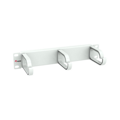 Equip 327342, Pannello di gestione del cavo, Plastica, Acciaio, Grigio chiaro, 1 pz, 204 g