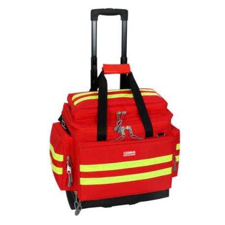 Medicali e diagnostica - BORSA SMART CON TROLLEY - Media - Rossa