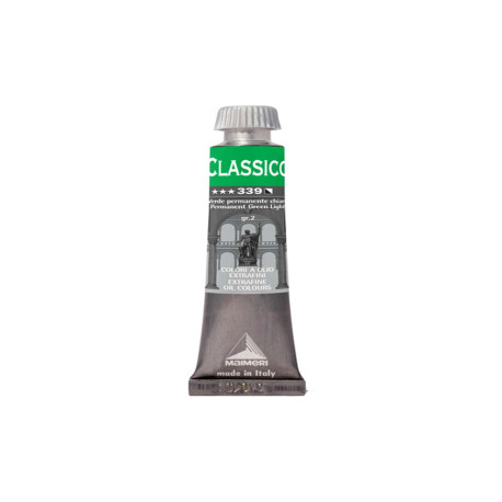 Colore a olio - extrafine - 20 ml - verde permanente chiaro - Maimeri