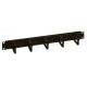 Legrand 6 465 20, Pannello di gestione del cavo, Acciaio, Nero
