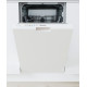 Indesit Lavastoviglie BI 45 cm classe E, 10 coperti, Push&Go, 46 dba, A scomparsa totale, Compatta (45 cm), Bianco, Pulsanti, 1