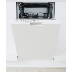 Indesit Lavastoviglie BI 45 cm classe E, 10 coperti, Push&Go, 46 dba, A scomparsa totale, Compatta (45 cm), Bianco, Pulsanti, 1