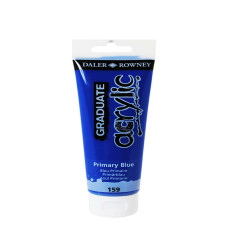 Colore acrilico fine Graduate - 120 ml - blu primario - Daler Rowney