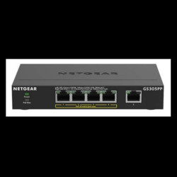 Netgear Switch Unmanaged GS305PP-100PES - Netgear Gigabit Ethernet PoE