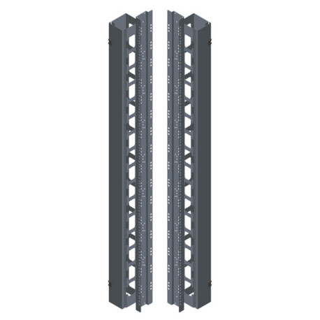 ITRack 309347, Gestore dei cavi, Acciaio, Nero