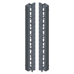 ITRack 309349, Canalina per cavi, Acciaio, Nero, 2 pz