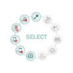Kaspersky Endpoint Security for Business - Select - Licenza a termine (1 anno) - 1 nodo - volume - Livello R (100-149) - Win - 